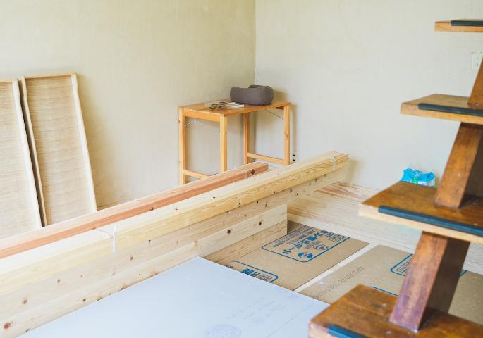 リノベーション真っ最中のコウノヤ リノベーション真っ最中のコウノヤ