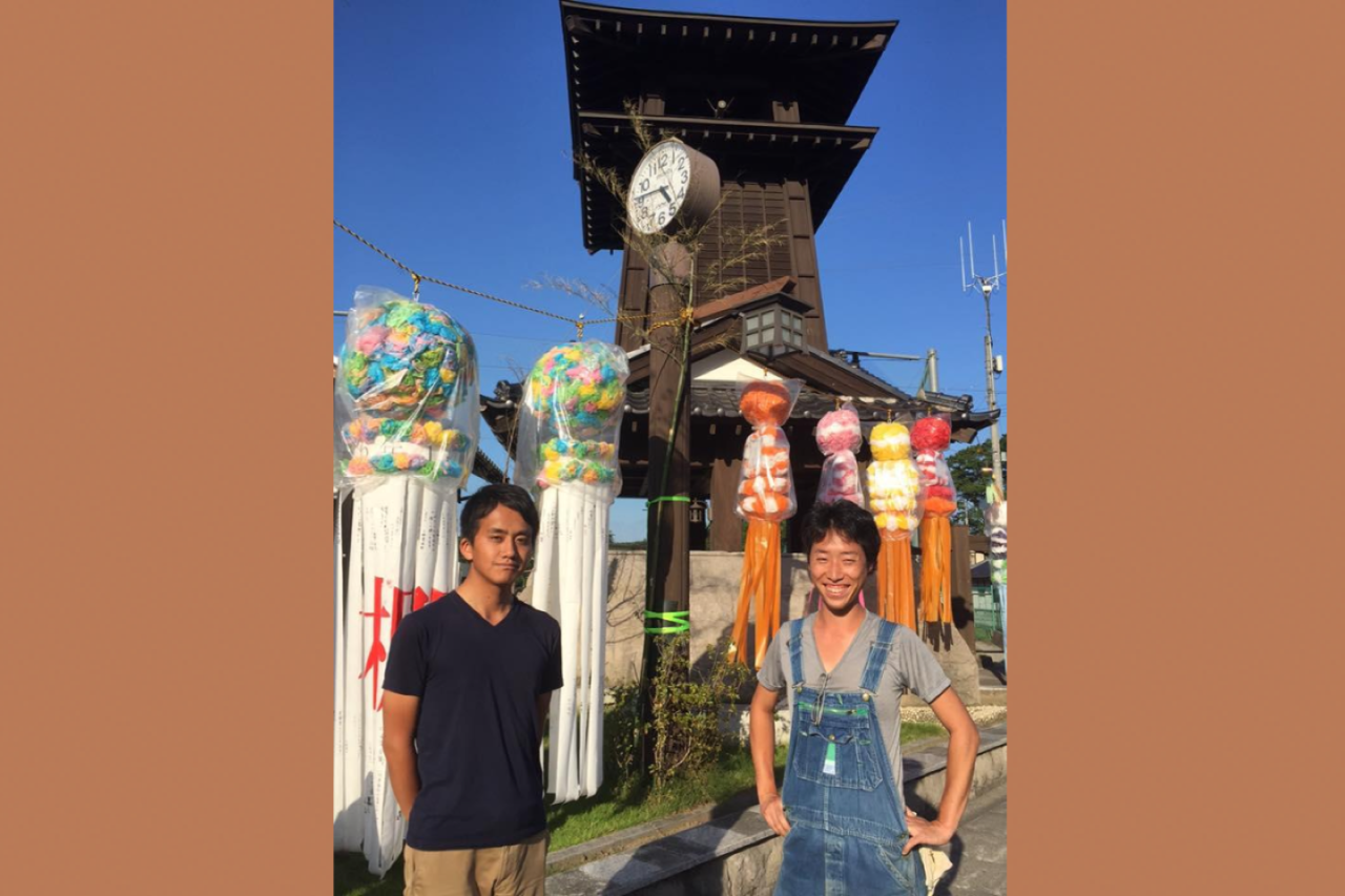 街を彩る七夕飾り