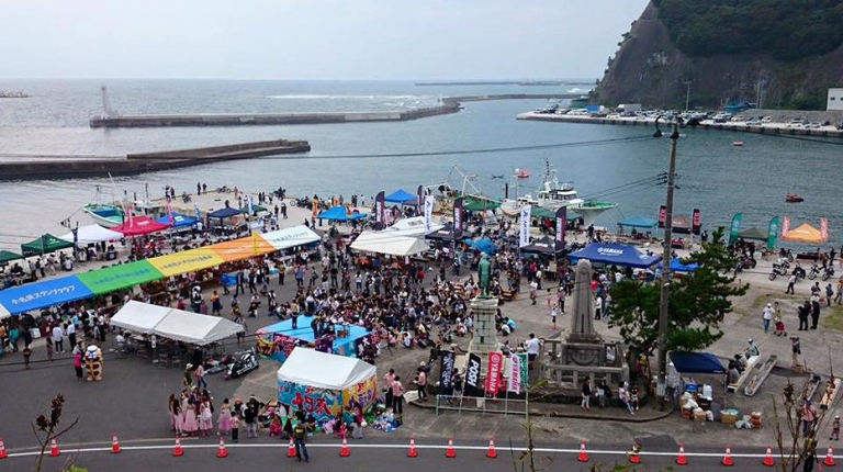 江名港でのイベントの様子（写真提供：飯田真一さん）