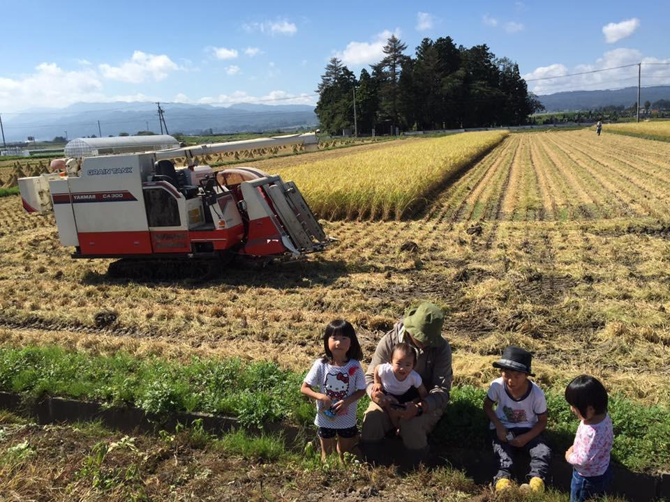 武藤さんの田んぼで遊ぶ子どもだち